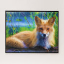 Recherche de renard puzzles Paysage
