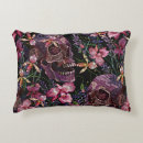 Recherche de rose de crâne coussins Vintage