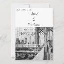 Suche nach brooklyn brücke einladungen Schwarz weiß