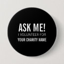 Recherche de volontaire badges Jaune