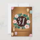 Recherche de anniversaire 31 ans cartes invitations Vintage