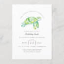 Recherche de anniversaire tortue Aquarelle