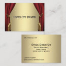 Recherche de rideaux en théâtre cartes visite Cinéma