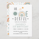 Suche nach boho first birthday einladungen Regenbogen