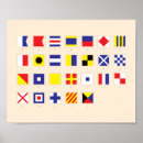 Recherche de drapeaux nautiques posters Signal