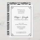 Suche nach black and white wedding einladungen Geometrisch