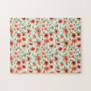 Recherche de fleurs rouges puzzles Pour eux