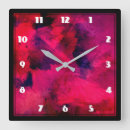 Recherche de rouge foncé horloges Magenta