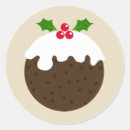 Recherche de pudding de noël autocollants Illustration