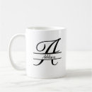 Recherche de monogramme z tasses Noir et blanc