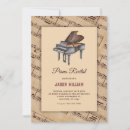 Recherche de piano vintage invitations Classique