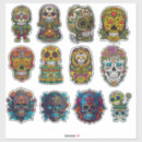 Recherche de squelette mexicain autocollants Coloré