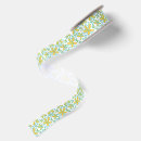 Recherche de jaune et turquoise rubans Fleurs