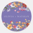 Suche nach lila hochzeit aufkleber Wildblumen
