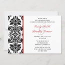 Recherche de damassé rouge invitations Formel