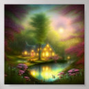 Suche nach rosa wald poster Fantasie
