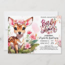 Recherche de deer baby shower fille invitations Animaux des bois
