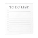 Recherche de pages blocsnotes Pour faire la liste