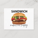Suche nach sandwich visitenkarten Catering