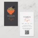 Recherche de restaurant asiatique cartes visite Ramen