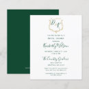 Recherche de green bridal shower invitations Rétro