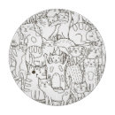 Recherche de chat noir planches à découper Mignon