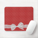 Suche nach rot mit weissen punkten mousepads Weiblich
