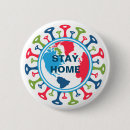 Recherche de virus badges Distanciation sociale