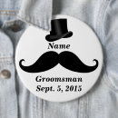 Recherche de moustaches badges Groomsman