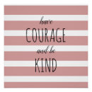 Recherche de courage posters Typographie
