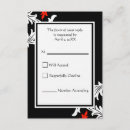 Recherche de black white red invitations Floral