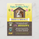 Recherche de de de chien anniversaire invitations Pattes
