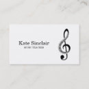 Recherche de professeur cartes visite Compositeur