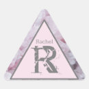 Recherche de triangle rose autocollants Minimaliste