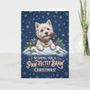 Suche nach westie karten Weihnachtskarte