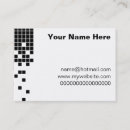 Suche nach pixel visitenkarten Abstrakt