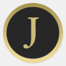 Suche nach j monogramm aufkleber Schwarz