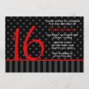 Recherche de bonbon rouge et noir 16 invitations Blanc
