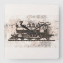 Recherche de vapeur horloges Locomotive vintage
