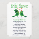 Recherche de irish bridal shower invitations Vert