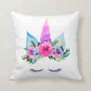 Recherche de licorne magique coussins Fille