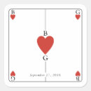 Recherche de de casino mariage autocollants Monogramme