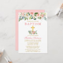 Recherche de roses baptême invitations Élégante au