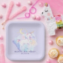 Suche nach regenbogen einhorn teller Lila