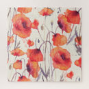 Recherche de pavot rouge puzzles Aquarelle