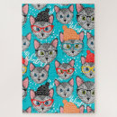 Suche nach hüte puzzle Katze