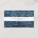 Recherche de vague bleue cartes visite Aquarelle