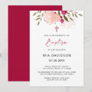 Recherche de filles baptême invitations Aquarelle