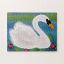 Recherche de cygne blanc puzzles Peinture