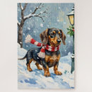 Suche nach dachshund puzzle Weihnachten